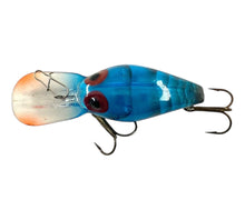Load image into Gallery viewer, Gary Ray Parker Custom Painted Wiggle Wart Fishing Lure in Phantom Blue Craw Original pics
