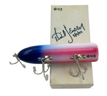 Load image into Gallery viewer, LUHR JENSEN OLD GLORY BASS ORENO Fishing Lure. 9-11 USA Flag Topwater Plug. signed