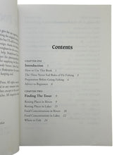 Load image into Gallery viewer, THE POCKET GILLIE by SCOTT RICHMOND. Fly Fishing Book. contents