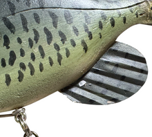 画像をギャラリービューアに読み込む, DAVID CHARLES of GREEN BAY, WISC CUSTOM WOOD DECOY FISHING LURE. Metal Fins. CRAPPIE.