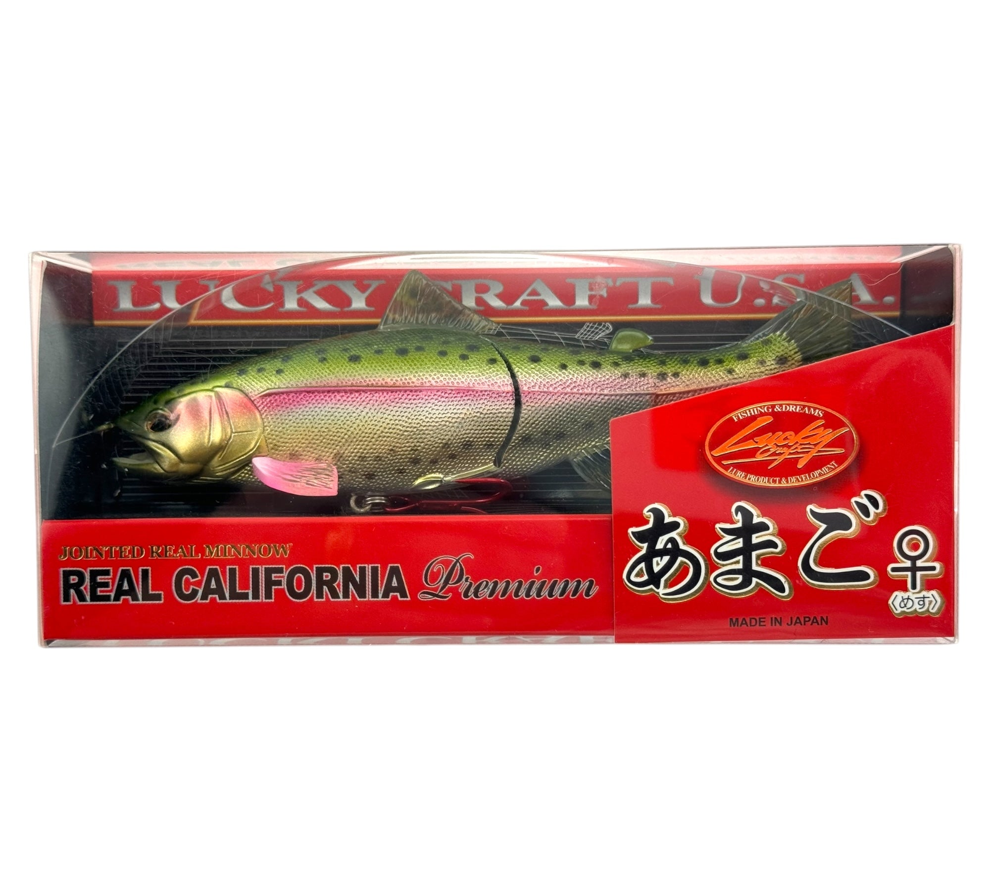 LUCKY CRAFT REAL CALIFORNIA PREMIUM JOINTED MINNOW SWIMBAIT