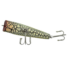 Load image into Gallery viewer, BLOODSHOT MORGUE WOODEN CHUGGER Topwater Wood Plug in GREEN FROG PATTERN