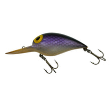 Load image into Gallery viewer, Old School Wiggle Wart with Side Stamp from Storm Fishing Lures. Rare Purple Scale. L