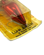 Load image into Gallery viewer, LUHR JENSEN HOT SHOT SE MAGNUM Vintage FISHING LURE . METALLIC RED For Steelhead, Kings, & Trout. rear hook