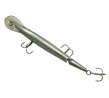 Cargar imagen en el visor de la galería, REBEL FASTRAC JOINTED MINNOW VINTAGE FISHING LURE IN SILVER SHADOW D
