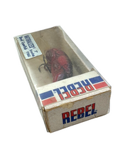 Load image into Gallery viewer, REBEL CUP LIP WEE CRAWFISH. F7663. NATURALIZED RED DEVIL CRAWFISH. box end