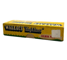 Load image into Gallery viewer, WALLACE INDUSTRIES HIGHLINER SALMON PLUG ANTIQUE FISHING LURE original price tag