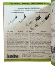 Load image into Gallery viewer, South Bend 1948 Catalog. Old Fishing Lure Information. Trix Oreno