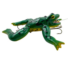 Load image into Gallery viewer, Frog and Fly Wood Decoy Lure by Southern Illinois Artist Jim Smith. Fishing Art from JAS Lures of Anna, IL R