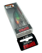 Load image into Gallery viewer, RAPALA LURES SHAD RAP Fishing Lure in ELECTRIC SHADES. Fleet and Farm Special Edition Color. stats