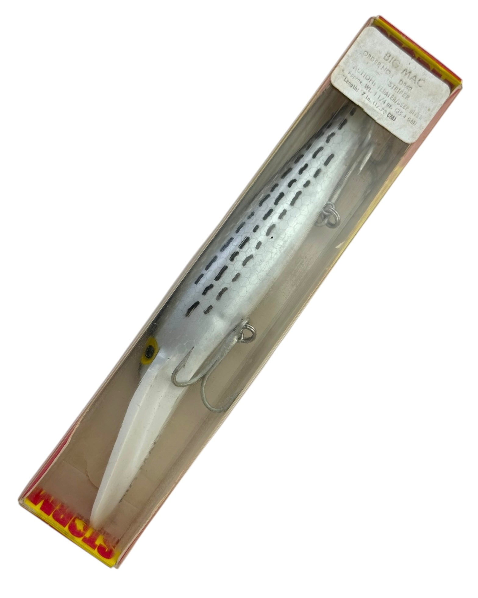 Leurre de pêche pré-Rapala STORM Big Mac DR75 TÊTE BLANCHE Leurre de pêche pré-Rapala STORM Big Mac DR75 TÊTE BLANCHE