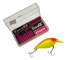 Load image into Gallery viewer, STORM LURES FATSO Vintage Fishing Lure in CHARTREUSE. Storm Short Wart Crankbait.