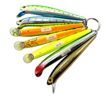 Load image into Gallery viewer, STORM LURES THUNDERSTICK Fishing Lures. Salesman Sample Ring Collectible. 6