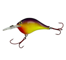 Cargar imagen en el visor de la galería, RAPALA DT-6 Fishing Lure in CHARTREUSE PURPLE SHINER. DIVES TO 6 FEET Rattling Crankbait. L