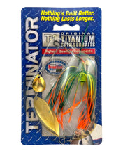 Lataa kuva Galleria-katseluun, TERMINATOR TITANIUM SNAPBACK SPINNERBAIT. FIRE TIGER