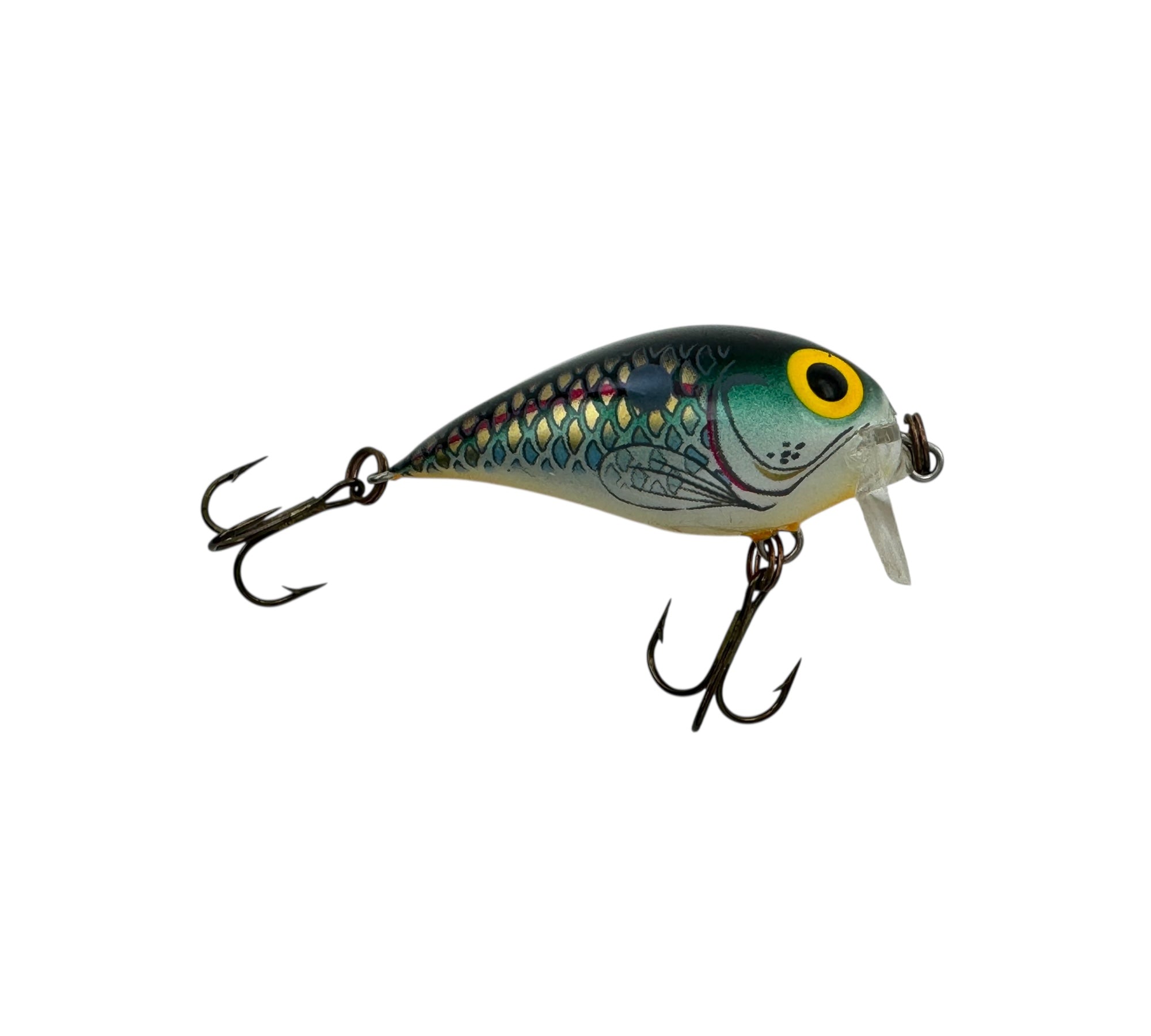 charger fishing lure PANFISHING SIZE WAKE BAIT • STORM LURES SUBWART 4 FISHING LURE • #SUBW04 348 TEXAS SHAD