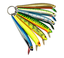 Load image into Gallery viewer, STORM LURES THUNDERSTICK Fishing Lures. Salesman Sample Ring Collectible. 3
