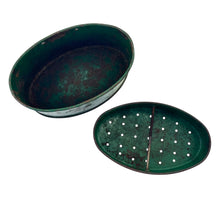 Cargar imagen en el visor de la galería, ANTIQUE WADING BAIT BUCKET and VENTED WORM BOX lid