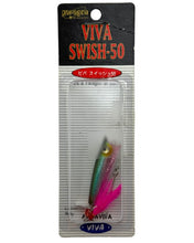 Load image into Gallery viewer, PARAGON VIVA SWISH 50 Wood Topwater Fishing Lure in RAINBOW TROUT