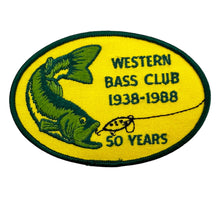 Load image into Gallery viewer, WESTERN BASS CLUB WASHINGTON VINTAGE ANNIVERSARY PATCH