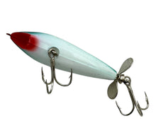 Load image into Gallery viewer, WHOPPER STOPPER LURES 300 Series HELLRAISER Fishing Lure in GREEN SHAD MINNOW. Vintage Topwater Injured Minnow Crankbait. B