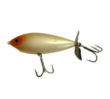 Load image into Gallery viewer, Left Facing View of WHOPPER STOPPER 500 Series HELLRAISER Fishing Lure in PINK EYE PEARL