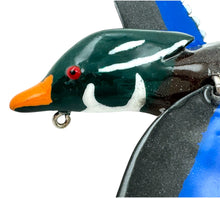 Load image into Gallery viewer, Wood Duck Decoy Fishing Art from JAS LURES by JIM SMITH of Anna, IL. Handcrafted in Southern Illinois's Shawnee National Forest! head