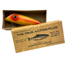 Load image into Gallery viewer, HANSON FISH LURE COMPANY Size 4 TRUE ACTION PLUG SALMON FISHING LURE