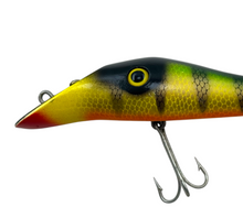 Charger l'image dans la galerie, Old Muskie Lure. Wood Bait from Nu-Classic of Arlington Heights, Illinois. up close view left