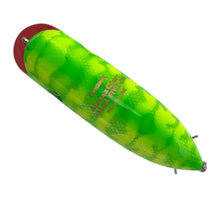 Charger l'image dans la galerie, ALPHA & CRAFT BALSA FIVE-OH WOOD LURE. W UNCLE SMITH in GREEN LEMON COACH. stencil