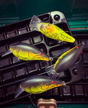 Lade das Bild in den Galerie-Viewer, XCALIBUR HI-TEK TACKLE XCS200 SQUARE LIP SILENT CRANKBAIT. MOSS BACK CRAW.