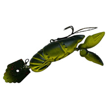 Load image into Gallery viewer, Phoney Frogs USA CRAWFISH CHATTER BAIT. Virginia Custom Made Fishing Lure. Yellow Craw.