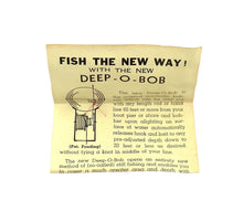 Cargar imagen en el visor de la galería, Fishing Tips for DEEP-O-BOB Vintage Fishing Bobber in Box. The HERMIL COMPANY of CHICAGO, ILLINOIS