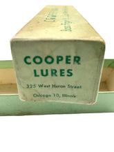Load image into Gallery viewer, Collector Box for COOPER LOOR Fishing Lure from Chicago, Illinois. West Huron Street.
