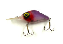 Load image into Gallery viewer, SPECIAL PRODUCTION • Vintage STORM LURES 2.5" DEEP LIGHTNIN' SHAD Fishing Lure • DAL-SP#72 PURPLE CLOWN