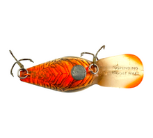 Load image into Gallery viewer, Belly View of STORM LURES SUSPENDING WIGGLE WART Fishing Lure in NATURISTIC BROWN CRAYFISH (Lip Stamped)