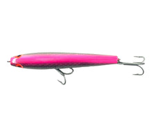 Load image into Gallery viewer, Back View of STORM LURES ThunderMac Fishing Lure in SILVER, PINK BACK, YELLOW BELLY. For Sale at Toad Tackle.