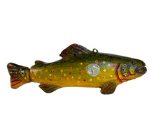 Load image into Gallery viewer, Right Facing View of DULUTH FISHING DECOY (D.F.D.) by JIM PERKINS • TROUT