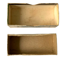 Load image into Gallery viewer, Inside Box View of H & H LURE MANUFACTURING COMPANY of Phoenix Arizona SCORPION Fishing Lure Box w/ Original Papers. For Sale at Toad Tackle.