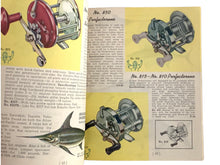 Load image into Gallery viewer, PERFECTORENO Fishing Reel Page View for 1942 SOUTH BEND BAIT COMPANY Vintage CATALOG
