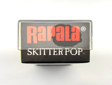 Charger l'image dans la galerie, Sealed Box End View of RAPALA SKITTER POP Topwater Fishing Lure in STAINLESS STEEL GOLD MULLET