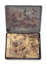 Load image into Gallery viewer, OPen Tin View of Vintage LEW MORRISON DRY-PAK PORK RIND TIN