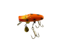 Load image into Gallery viewer, SPINNING SIZE • Vintage Makinen Tackle Company WonderLure Fishing Lure • 05 D ORANGE-BLACK SPOT
