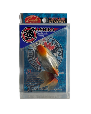 Lucky Craft Virtual Baits KINGYO KASHIRA 80F Fishing Lure in SHUBUNKIN