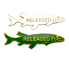 Load image into Gallery viewer, Pair of MUSKY RELEASED Enamel Pins.