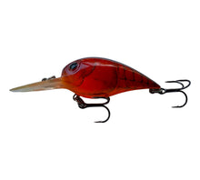 Load image into Gallery viewer, Left Facing View of Belly Stamped Pre Rapala STORM LURES SUSPENDING WIGGLE WART Fishing Lure in NATURISTIC RED CRAYFISH