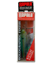 Load image into Gallery viewer, HOLOGRAPHIC FINISH • RAPALA SHAD RAP RS RATTLIN SUSPENDING Fishing Lure • HSRRS-5 HESD HOLOGRAPHIC EMERALD SHAD
