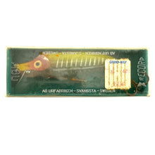 Load image into Gallery viewer, Boxed View of GARCIA ABU HI-LO Fishing Lure with Vintage Graphics Original Box