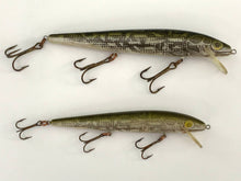 Cargar imagen en el visor de la galería, Lot of 2 REBEL LURES 4.5" & 5.5" MINNOW Fishing Lures • NATURALIZED PIKE