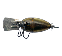 Charger l'image dans la galerie, REFLECTOR SERIES • Antique Fred Arbogast 1/8 oz ARBO-GASTER Fishing Lure • BROWN/BLACK SCALE